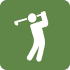 Golf activity icon